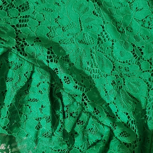 **Zara Lace Green Shorts** - Picture 2 of 4